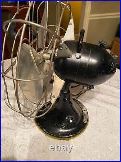 Hunter Zephair Vintage Fan 1946-1949 235 C-12 Tested! Works