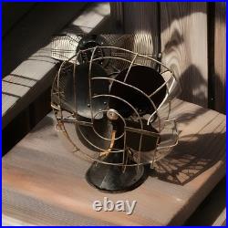 Hunter Zephair Vintage Oscillating Electric Fan CAT. NO. C-1255 Type-C-12 AC Runs