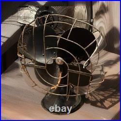 Hunter Zephair Vintage Oscillating Electric Fan CAT. NO. C-1255 Type-C-12 AC Runs