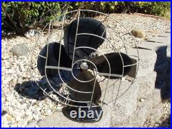 Hunter Zephair Vintage Table Fan 265 C-16 Oscillating 16 All Working + Issue