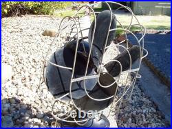 Hunter Zephair Vintage Table Fan 265 C-16 Oscillating 16 All Working + Issue