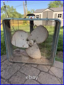Industrial Floor Fan Box Steel Working Modern Industrial Fasco