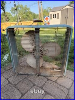 Industrial Floor Fan Box Steel Working Modern Industrial Fasco