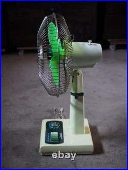 Japan Made Antique Electric Fan Vintage Working Mid-Showa Period KEF-612 Green Japan Made Antique Electric Fan Vintage Working Mid-Showa Period KEF-612 Green