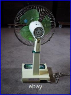 Japan Made Antique Electric Fan Vintage Working Mid-Showa Period KEF-612 Green Japan Made Antique Electric Fan Vintage Working Mid-Showa Period KEF-612 Green