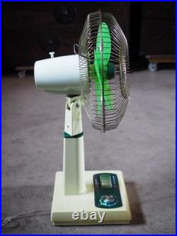 Japan Made Antique Electric Fan Vintage Working Mid-Showa Period KEF-612 Green Japan Made Antique Electric Fan Vintage Working Mid-Showa Period KEF-612 Green