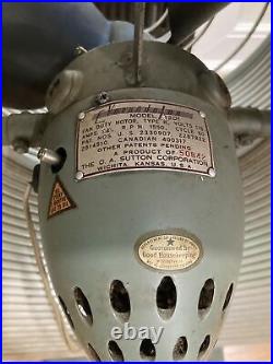 LARGE Vornado Vintage Large Industrial Vornado Fan B12D1 Fan Atomic retro