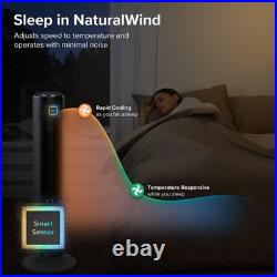 LEVOIT Tower Fan for Bedroom 90° Oscillating Standing Fan with Remote 25ft Qu