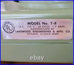 Lakewood Model T-8 Dual Twin Alternating Window Fan Industial Steampunk Works