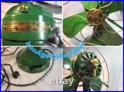 Large 1917 General Electric Fan 16 Steel Blade 1302760 Antique 3 Speeds Vintage Large 1917 General Electric Fan 16 Steel Blade 1302760 Antique 3 Speeds Vintage