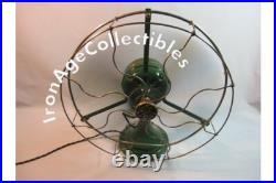Large 1917 General Electric Fan 16 Steel Blade 1302760 Antique 3 Speeds Vintage Large 1917 General Electric Fan 16 Steel Blade 1302760 Antique 3 Speeds Vintage