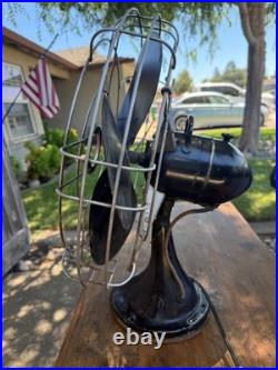 Large Vintage Robbins & Myers 22 Tall Oscillating fan C-16 20 Cage Works USA