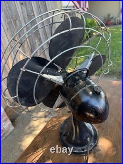 Large Vintage Robbins & Myers 22 Tall Oscillating fan C-16 20 Cage Works USA