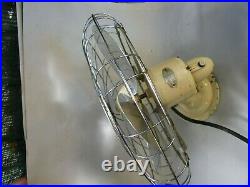 Limit Electrics Vintage Fan Industrial Art Deco Cast Iron Metal Made in England