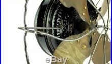 Limited Production EMERSON TRIPOD STEEL GUARD Early Antique Brass Fan