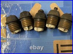 Lot Of 5 Benjamin Screw In Swivel Fan Attachment Plugs