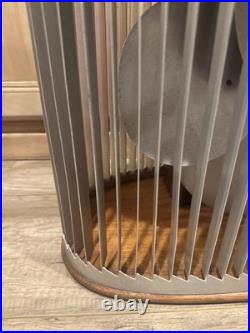 MCM Antique Mathes Cooler Cooling Fan 3 Speed Control Model Wood (Made in USA)