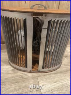 MCM Antique Mathes Cooler Cooling Fan 3 Speed Control Model Wood (Made in USA)