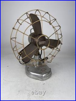 MCM Ercole Marelli Italian Desk Fan 13 European Industrial Mid Century Fan
