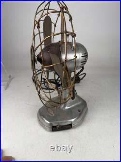 MCM Ercole Marelli Italian Desk Fan 13 European Industrial Mid Century Fan