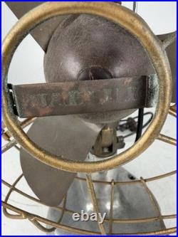 MCM Ercole Marelli Italian Desk Fan 13 European Industrial Mid Century Fan