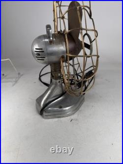 MCM Ercole Marelli Italian Desk Fan 13 European Industrial Mid Century Fan