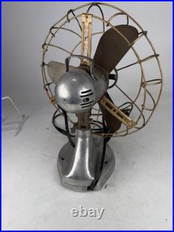 MCM Ercole Marelli Italian Desk Fan 13 European Industrial Mid Century Fan