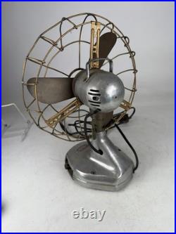 MCM Ercole Marelli Italian Desk Fan 13 European Industrial Mid Century Fan