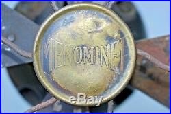 MENOMINEE ELECTRIC MFG CO. 8 Rare Antique Vintage Electric Fan WORKS! 1910's