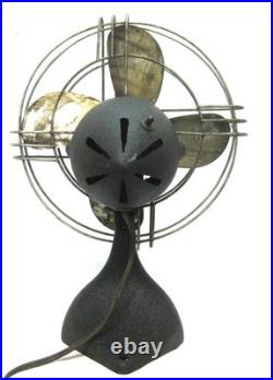 MINTY Antique Zephyr Airkooler Art Deco Electric Fan with Tag. Runs + Wall Mount