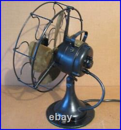 MODEL No. 227 Vintage CENTURY ELECTRIC CO. BRASS BLADES FAN with 10 FRAME