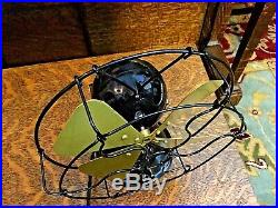 Menominee Electric Ball Fan Antique Vintage Old Restored