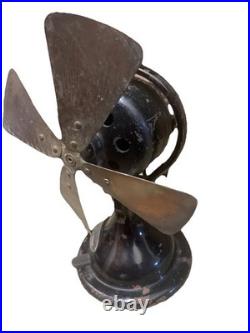 Menominee Electric Co DC Or AC 11 Tall Electric Fan With Cradle To Restore HTF