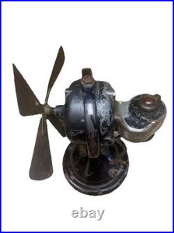 Menominee Electric Co DC Or AC 11 Tall Electric Fan With Cradle To Restore HTF