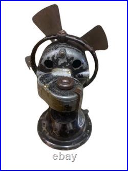 Menominee Electric Co DC Or AC 11 Tall Electric Fan With Cradle To Restore HTF