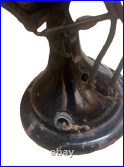 Menominee Electric Co DC Or AC 11 Tall Electric Fan With Cradle To Restore HTF