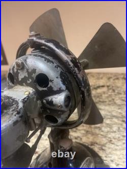 Menominee Electric Co DC Or AC 11 Tall Electric Fan With Cradle To Restore HTF