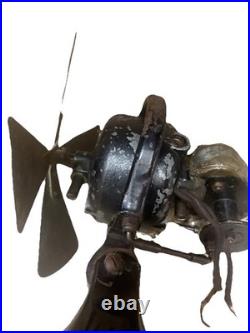 Menominee Electric Co DC Or AC 11 Tall Electric Fan With Cradle To Restore HTF