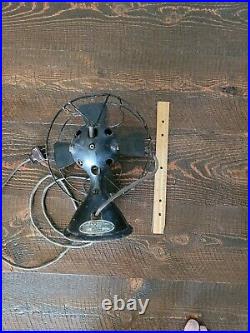 Menomonee Antique Cast Iron Clamshell Fan