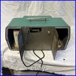 Mid Century Teal Port A Temp Air Conditioner Model A56 Hard Case Roy M Bloom Mid Century Teal Port A Temp Air Conditioner Model A56 Hard Case Roy M Bloom
