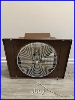 Montgomery Ward Deluxe 20 Box Fan In/Out Thermostat Reversible Vintage