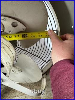 Montgomery Ward Vintage Wards Window Fan 7762 MCM Cream Reversable WORKS