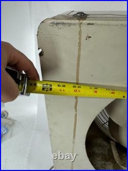 Montgomery Ward Vintage Wards Window Fan 7762 MCM Cream Reversable WORKS