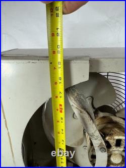 Montgomery Ward Vintage Wards Window Fan 7762 MCM Cream Reversable WORKS