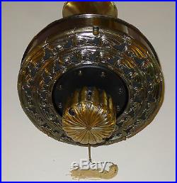 Moss Heirloom Olympus Ceiling Fan Vintage 1980 Ornate Cast Metal Antique Brass