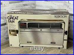 NEW OPEN BOX -Vintage ROBESON THE GREAT FAN Made in JAPAN Model 03-2309-38