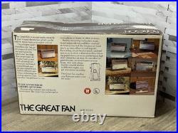 NEW OPEN BOX -Vintage ROBESON THE GREAT FAN Made in JAPAN Model 03-2309-38