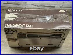 NEW OPEN BOX -Vintage ROBESON THE GREAT FAN Made in JAPAN Model 03-2309-38