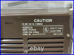 NEW OPEN BOX -Vintage ROBESON THE GREAT FAN Made in JAPAN Model 03-2309-38