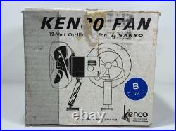 NEW! Vintage Kenco by Sanyo 12-Volt Oscillating Fan